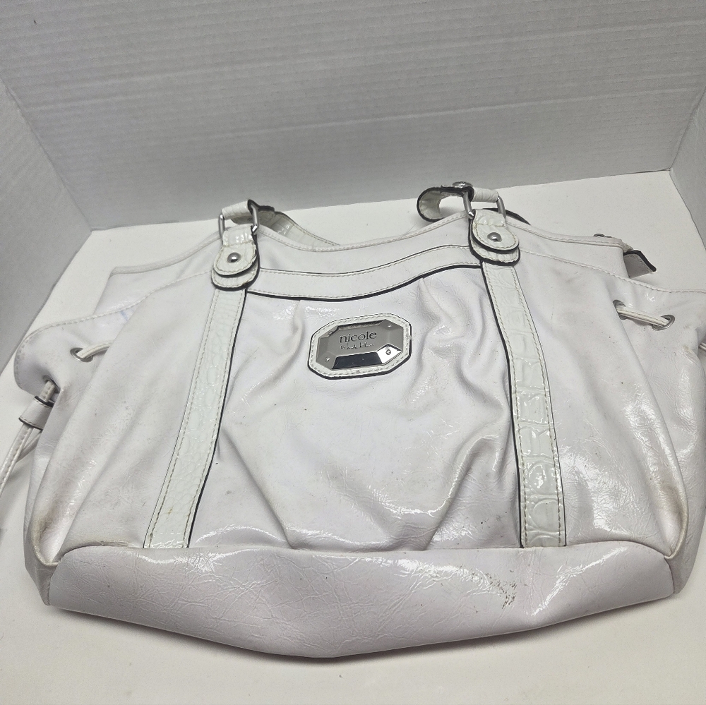 Nichole Miller White Purse